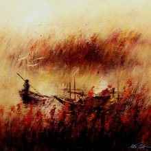 臨江秋意濃-大美無言藝術空間